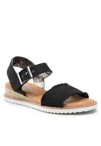 skechers - Skechers Espadryle BOBS Adobe Princess 113541/BLK Czarny. Kolor: czarny. Materiał: materiał #3