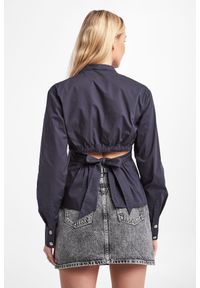 Custommade - Koszula Bridget CUSTOMMADE. Typ kołnierza: kołnierzyk stójkowy. Długość rękawa: długi rękaw. Długość: długie. Wzór: aplikacja #2