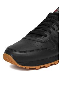 Reebok Sneakersy EO-CLASSIC LEATHER 100008493 Czarny. Kolor: czarny. Materiał: syntetyk, skóra. Model: Reebok Classic #3