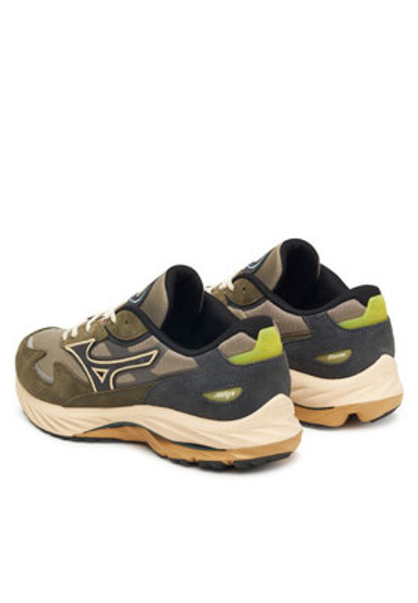 Mizuno Sneakersy Wave Rider ß D1GA3309 Brązowy. Kolor: brązowy. Materiał: skóra. Model: Mizuno Wave