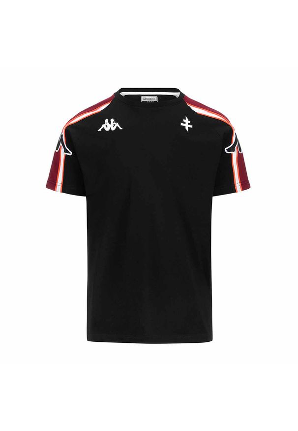 Kappa - Koszulka dziecięca Metz Rebit 2024/25. Kolor: wielokolorowy, biały, czarny. Sport: piłka nożna