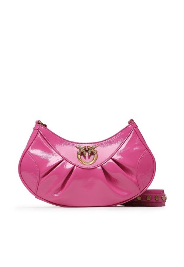 Pinko Torebka Love Bon Bon Crossbody Mini PE 23 PLTT 101210 A0F4 Różowy. Kolor: różowy. Materiał: lakierowane, skórzane