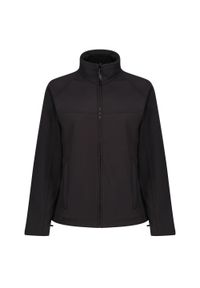 Regatta - Damski Softshell Uproar. Kolor: zielony, czarny, brązowy, wielokolorowy. Materiał: softshell. Sport: turystyka piesza #1