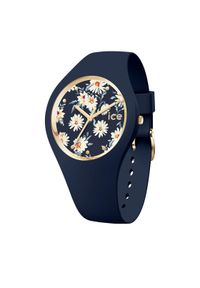 Ice Watch - Ice-Watch Zegarek Ice Flower 019208 M Granatowy. Kolor: niebieski