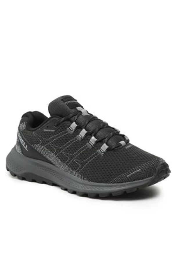 Merrell Sneakersy Fly Strike J067157 Czarny. Kolor: czarny. Materiał: materiał