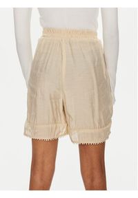 Munthe Szorty materiałowe Ohimo 242140224232 Beżowy Loose Fit. Kolor: beżowy. Materiał: materiał #4