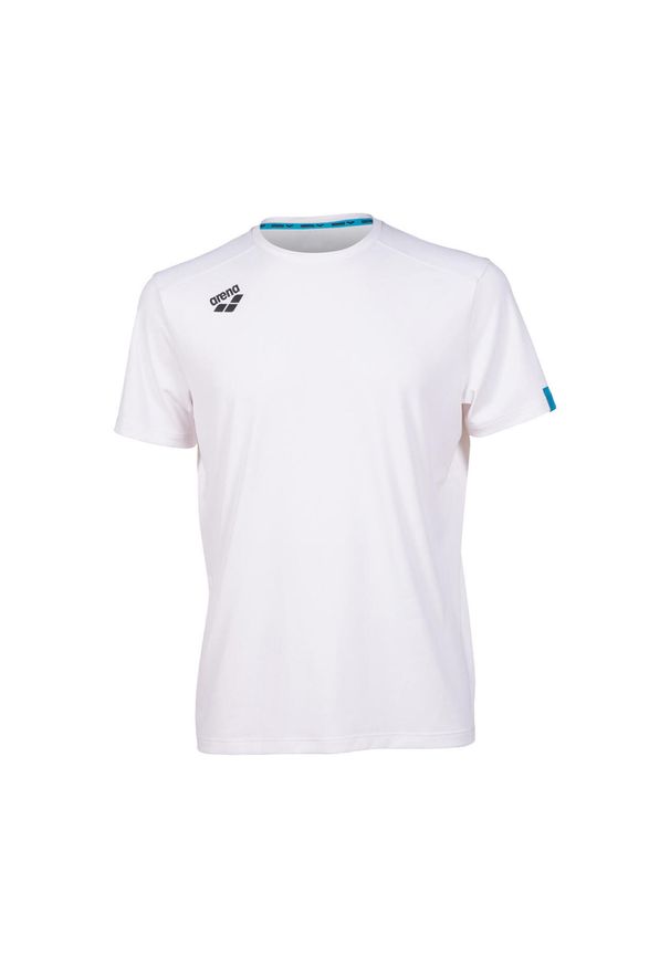 Koszulka sportowa Arena Team T-Shirt Solid. Kolor: biały. Materiał: skóra, materiał