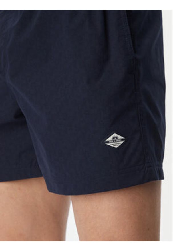 Jack & Jones Szorty kąpielowe Maui Splash 12291491 Granatowy Regular Fit. Kolor: niebieski. Materiał: syntetyk