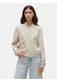 Vero Moda Kurtka bomber Amala 10307303 Beżowy Regular Fit. Kolor: beżowy. Materiał: syntetyk