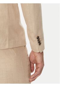 Lindbergh Garnitur 30-606060 Beżowy Slim Fit. Kolor: beżowy. Materiał: syntetyk #6