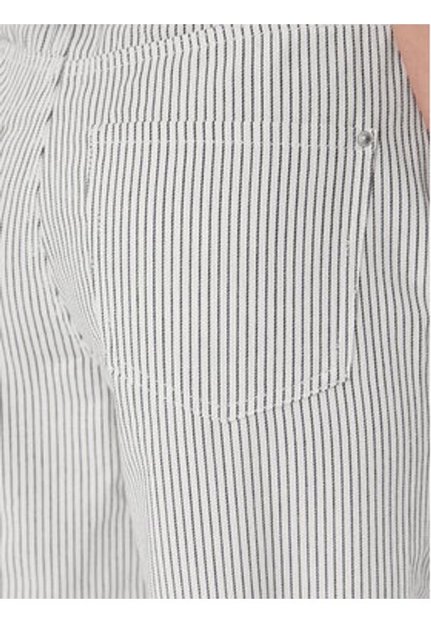 only - ONLY Spodnie materiałowe Merle 15312896 Biały Wide Leg. Kolor: biały. Materiał: bawełna