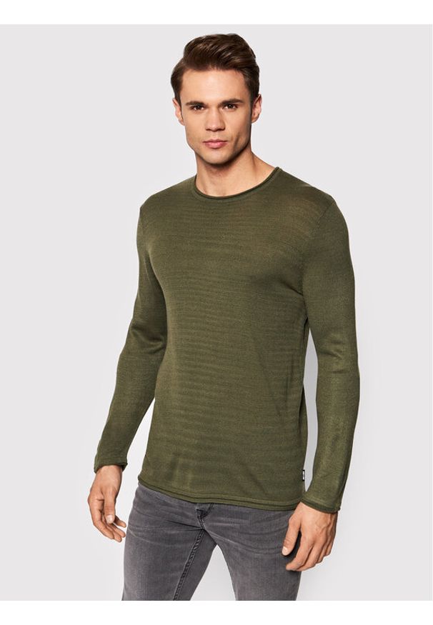 Only & Sons Sweter Larson 22021662 Zielony Regular Fit. Kolor: zielony. Materiał: syntetyk