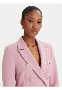 Rinascimento Marynarka CFC0126227003 Różowy Slim Fit. Kolor: różowy. Materiał: syntetyk #2