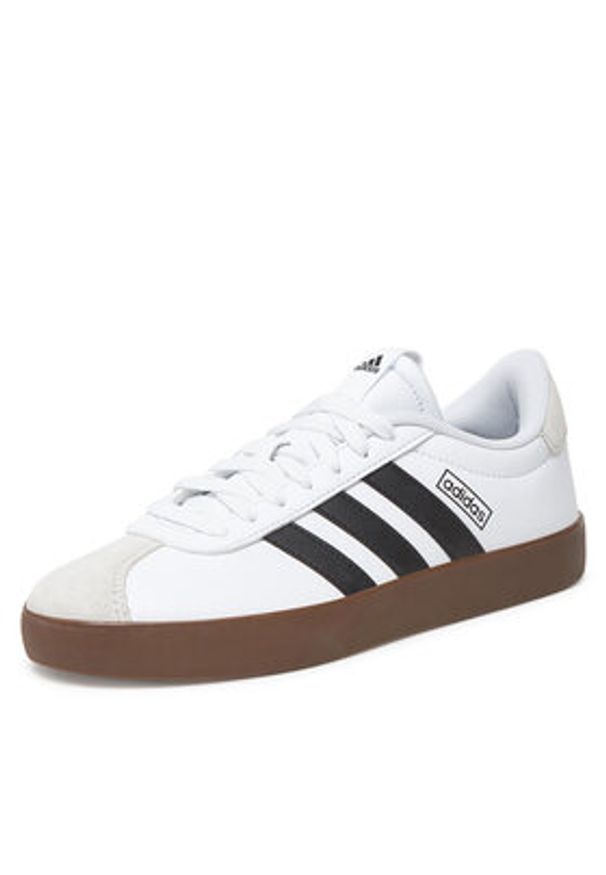 Adidas - adidas Sneakersy Vl Court 3.0 Low Skateboarding ID8797 Biały. Kolor: biały. Materiał: skóra. Sport: skateboard