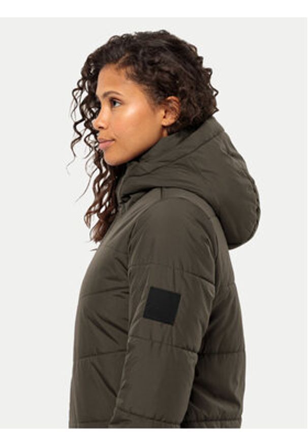 Jack Wolfskin Kurtka zimowa Deutzer 1207501 Brązowy Regular Fit. Kolor: brązowy. Materiał: syntetyk. Sezon: zima