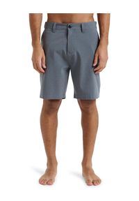 Quiksilver - Spodenki kąpielowe typu amphibian dla Mężczyzn UNION HEATHER AMPH 19" Czarny. Kolor: czarny. Materiał: elastan, poliester, materiał. Styl: sportowy