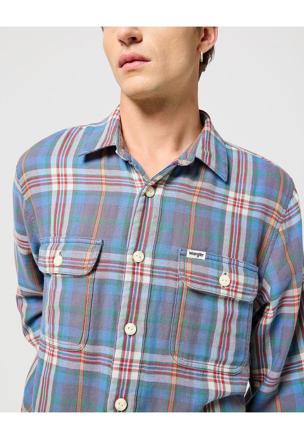 Wrangler - WRANGLER MĘSKA KOSZULA 2 PKT SHIRT RAINBOW 112357233 W5K7016301