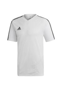 Adidas - Koszulka męska adidas Tiro 19 Training Jersey biała. Kolor: biały. Materiał: jersey, materiał