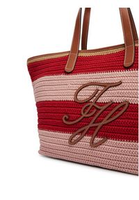 TOMMY HILFIGER - Tommy Hilfiger Torebka Th Nautical Tote Crochet Str AW0AW18816 Kolorowy. Wzór: kolorowy #2