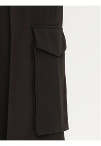 Hugo Spodnie palazzo Himana 50518970 Czarny Regular Fit. Kolor: czarny. Materiał: wiskoza #3