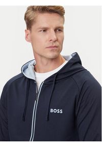 BOSS Bluza Authentic 50545573 Granatowy Regular Fit. Kolor: niebieski. Materiał: bawełna