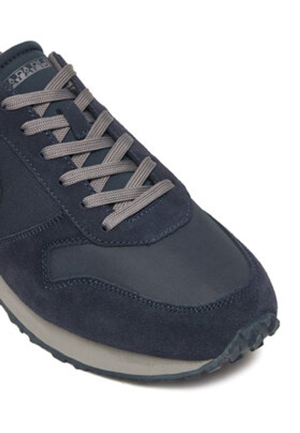 Napapijri Sneakersy NP0A8914 Granatowy. Kolor: niebieski. Materiał: skóra, zamsz