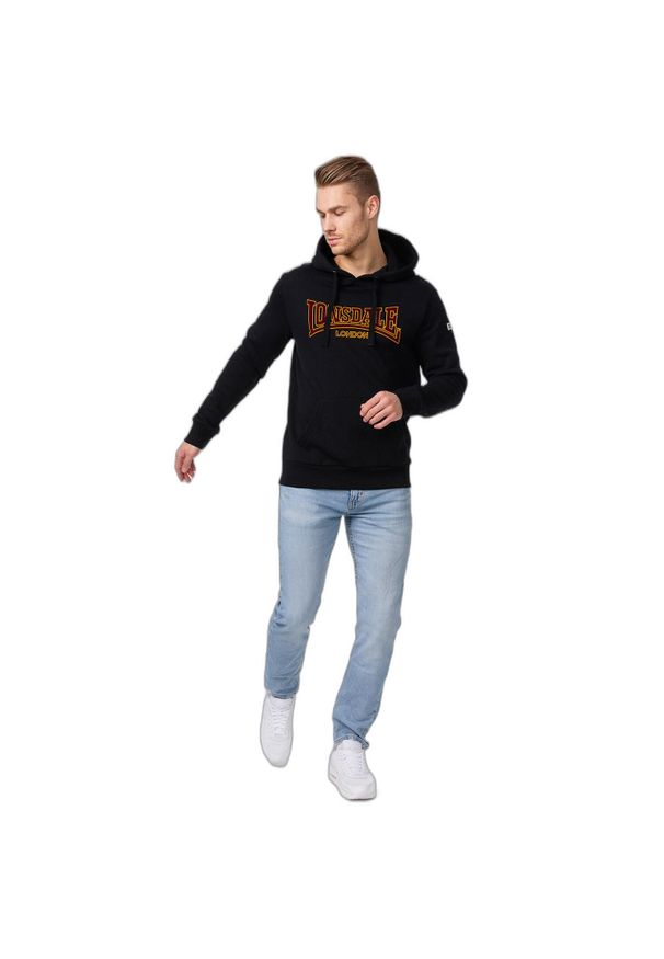 Bluza z kapturem Lonsdale Classic Ll002. Typ kołnierza: kaptur. Kolor: czarny