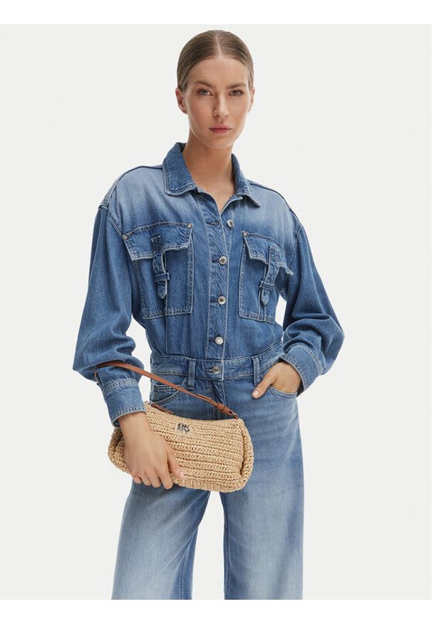 DKNY Torebka R613YE54 Beżowy. Kolor: beżowy