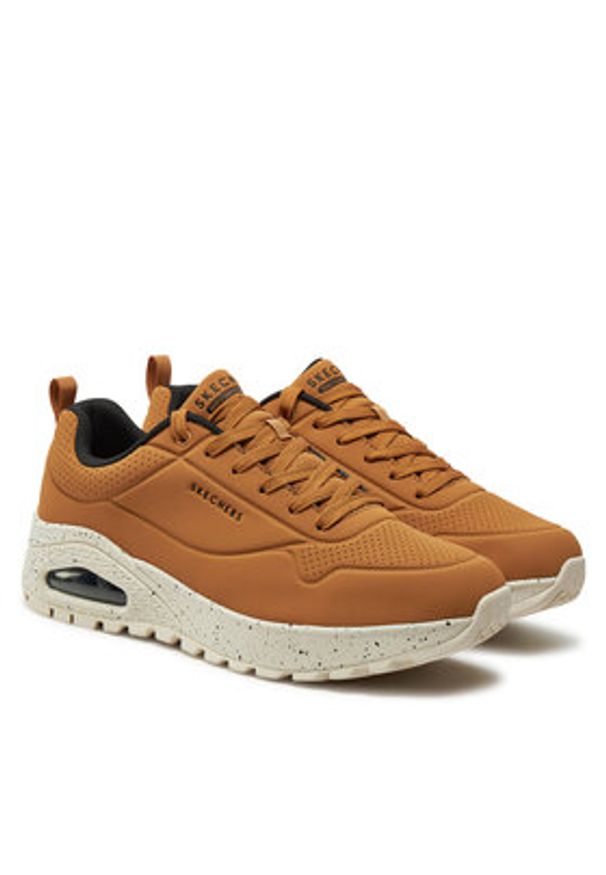 skechers - Skechers Sneakersy Uno Rugged- Wat-air-proof 183048/TAN Brązowy. Kolor: brązowy. Materiał: skóra