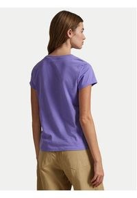 Polo Ralph Lauren T-Shirt 211898698030 Fioletowy Regular Fit. Typ kołnierza: polo. Kolor: fioletowy. Materiał: bawełna #5