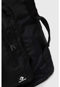 Converse plecak kolor czarny duży gładki. Kolor: czarny. Wzór: gładki #5