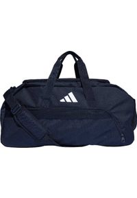 Adidas Torba sportowa Tiro League Duffel Medium granatowa 39.5 l (IB8657). Kolor: niebieski