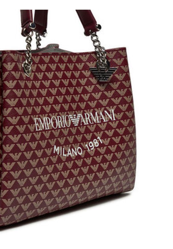 Emporio Armani Torebka Y3D159 YWS0E 80801 Brązowy. Kolor: brązowy. Materiał: skórzane