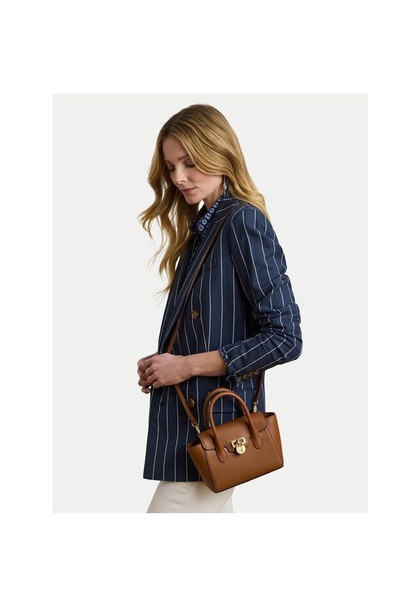 Lauren Ralph Lauren - Torebka LAUREN RALPH LAUREN. Kolor: brązowy