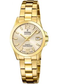 Zegarek damski Festina F20050-2 złoty. Kolor: złoty #1