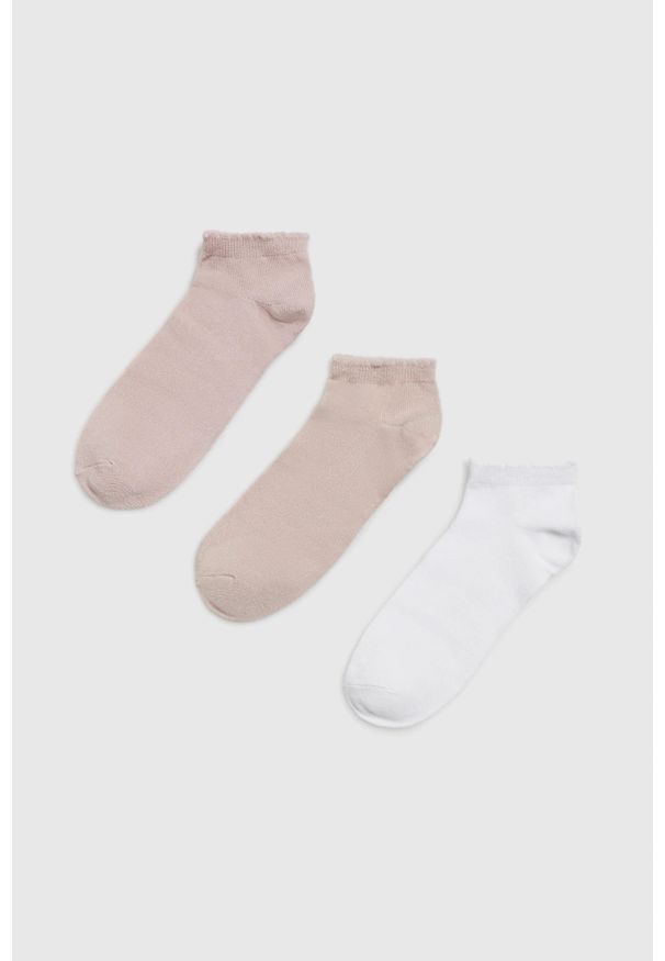 MOODO - Skarpety 3-pack. Materiał: elastan, poliamid
