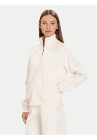 Guess Bluza V5BQ15 KCX22 Beżowy Regular Fit. Kolor: beżowy. Materiał: syntetyk