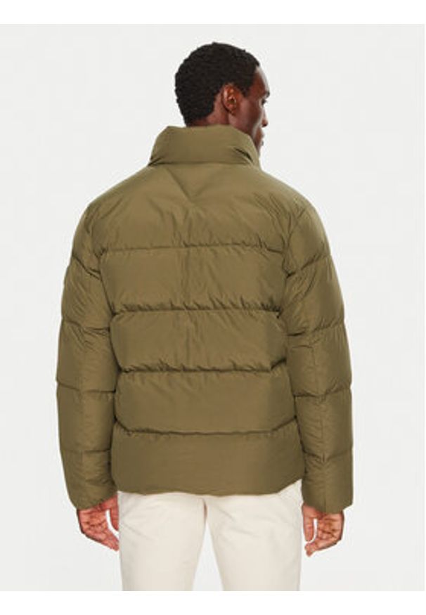 TOMMY HILFIGER - Tommy Hilfiger Kurtka puchowa MW0MW36666 Khaki Regular Fit. Kolor: brązowy. Materiał: syntetyk