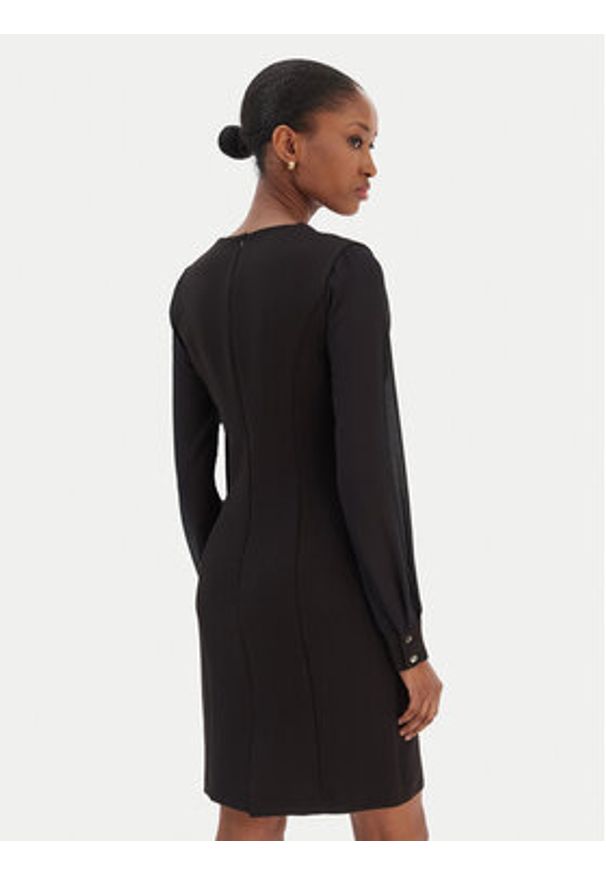 Rinascimento Sukienka koktajlowa CFC0126535003 Czarny Slim Fit. Kolor: czarny. Materiał: syntetyk. Styl: wizytowy