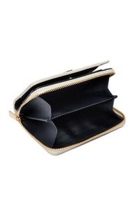 TOMMY HILFIGER - Tommy Hilfiger Portfel Th Icon Med Za W/Flap Mono AW0AW18474 Beżowy. Kolor: beżowy. Materiał: skóra #2