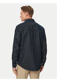 Tommy Jeans Koszula jeansowa Western DM0DM23022 Granatowy Regular Fit. Kolor: niebieski. Materiał: bawełna #5