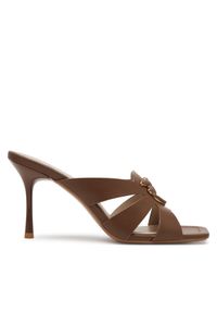 Pinko - PINKO Klapki Lisa 04 SD0311 P003 Brązowy. Kolor: brązowy. Materiał: skóra