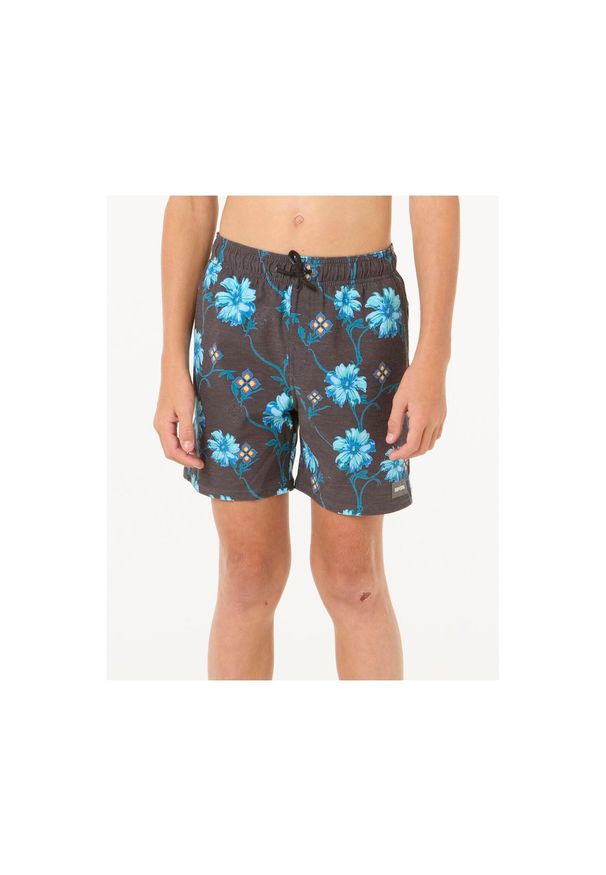 Spodenki surfingowe dla dzieci Rip Curl Surf Revival Floral Volley-Boy Czarny. Kolor: czarny