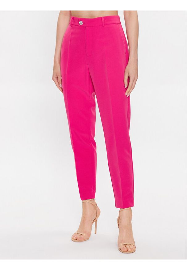 Custommade Spodnie materiałowe Paloma 999425545 Różowy Regular Fit. Kolor: różowy. Materiał: syntetyk