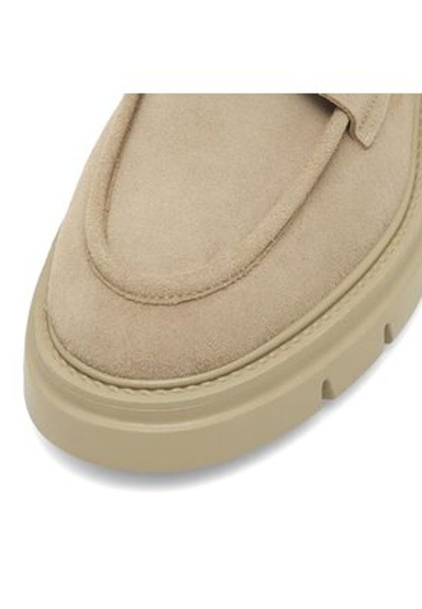 Gino Rossi Loafersy GRACE-E24-26372LM Beżowy. Kolor: beżowy. Materiał: skóra, zamsz