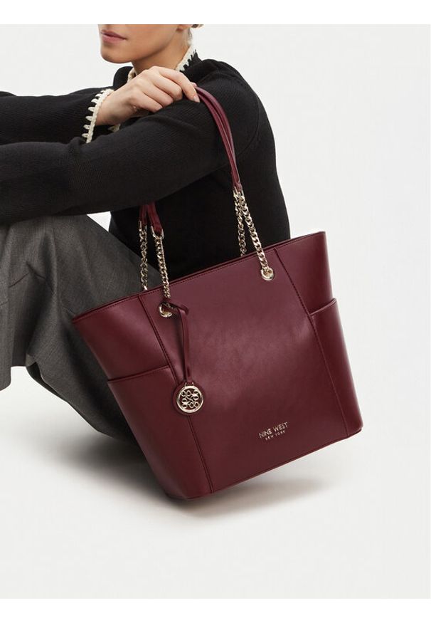 Nine West Torebka CEO-NEBRASKA-LDA8208 Bordowy. Kolor: czerwony