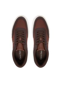 Calvin Klein Sneakersy Chunky Cups Laceup Ox Mix Mat HM0HM02326 Brązowy. Kolor: brązowy. Materiał: skóra, zamsz #2