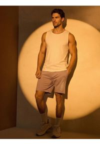 Sinsay - Szorty dresowe - fioletowy. Kolor: fioletowy. Materiał: dresówka