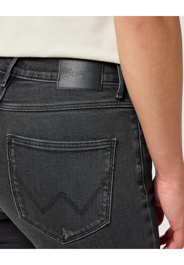 Wrangler - DAMSKIE SPODNIE WRANGLER HIGH SKINNY BLACK 112352302