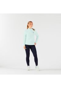 KUIKMA - Legginsy tenisowe damskie Artengo Dry Hip Ball. Kolor: czarny, niebieski, wielokolorowy. Materiał: tkanina, elastan, poliester, materiał. Sport: tenis